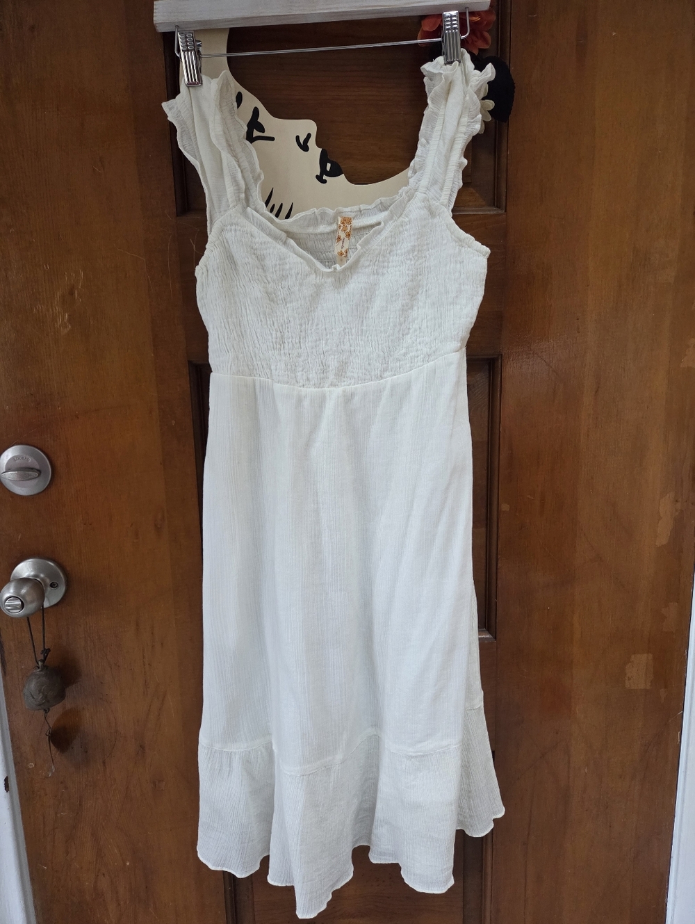 Maeve By Anthropology White Boho Dress